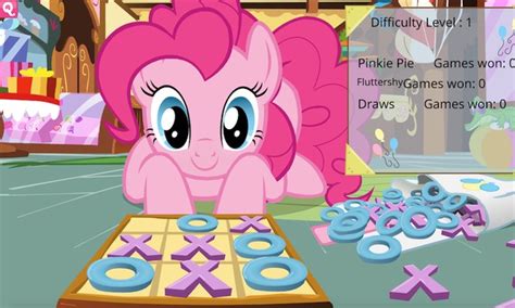 My Little Pony Pink Tac Toe Numuki