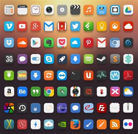 Free Pacifica Rounded App Icon Set Titanui