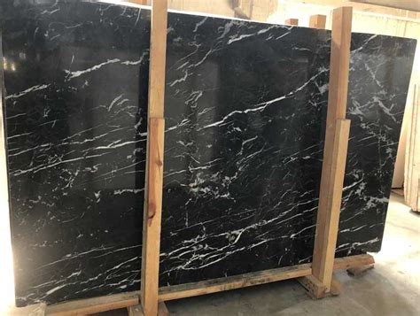 Italian Stone Marble New Portoro Polished Black Marble Slabs Marble