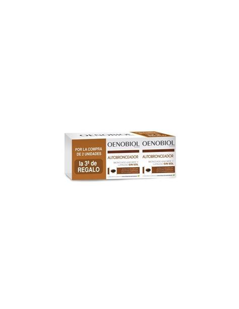 Comprar Triplo Oenobiol Autobronceador 3x30cáps Farmacia Angulo