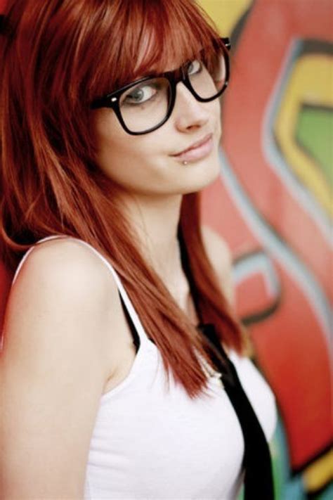 Bangs And Glasses Red Hair And Glasses Beautiful Redhead Redheads