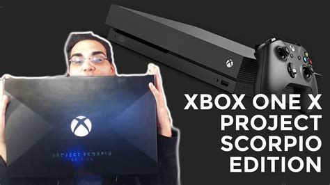 Xbox One X Project Scorpio Edition Unboxing And First Impressions Youtube