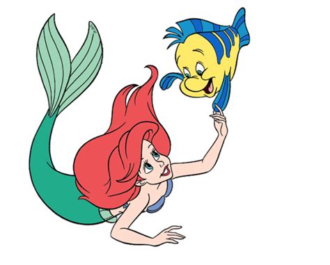 Ariel And Flounder Disney Ariel The Little Mermaid Ariel The Little