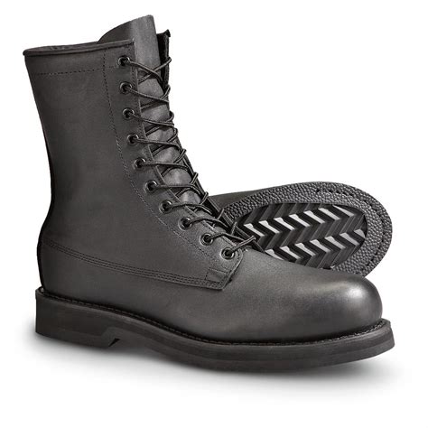 Mens Addison® Steel Toe Combat Boots Black 157344 Combat
