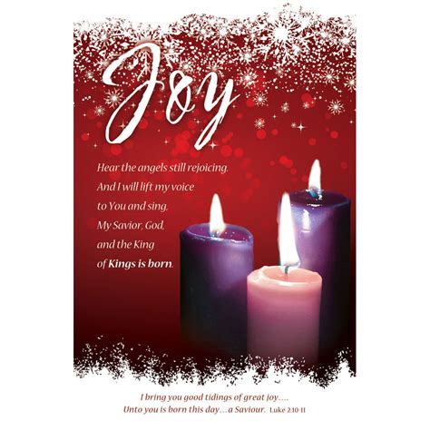 Church Bulletin 11 Advent Joy Luke 210 11 Pack Of 100