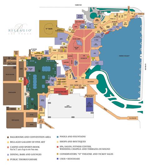 Bellagio Las Vegas Rooms Maps O Theater Seating Chart And Show Times