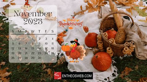 November 2023 Calendar Desktop Wallpaper Entheosweb