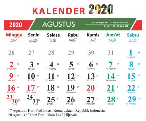 Kalender Libur Nasional Agustus 2021 Berita Kesehatan