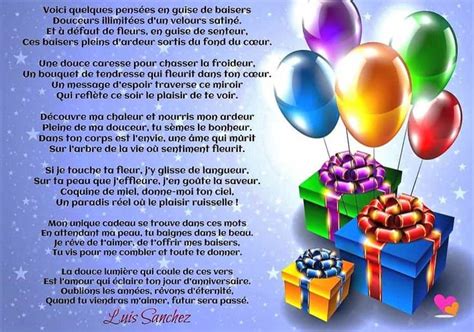 Un Message D Anniversaire Pour Mon Amour Inspirational Joyeux