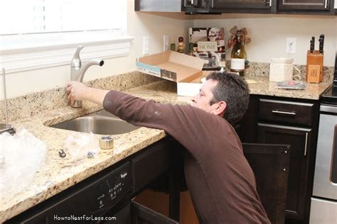 This guide on how to tighten a single handle kitchen faucet will also encourage you to do easy plumbing on your own once you master it how. How to Install a Kitchen Faucet - How to Nest for Less™