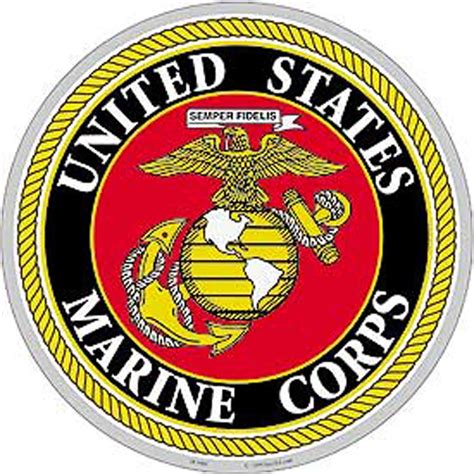 Us Marine Corps Logo Sign