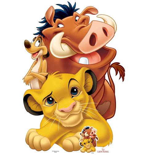 The Lion King Simba Timon And Pumbaa Cartoons Disney