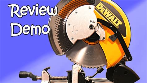 Dewalt Dw872 Metal Cutting Saw Review And Demo Youtube