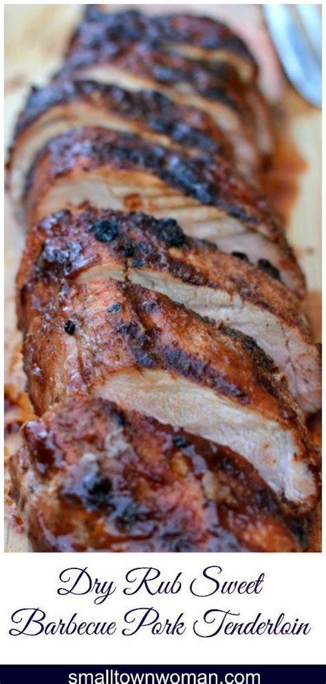 Pork tenderloin is lean and has almost no fat. This Dry Rub Sweet Barbecue Pork Tenderloin is easy enough ...