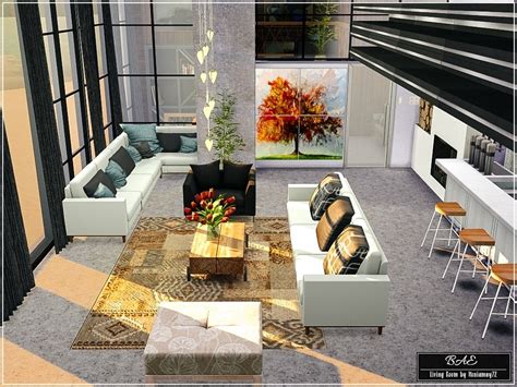 Moniamay72 — The Sims 4 Bae Living Room Size 13x9 This