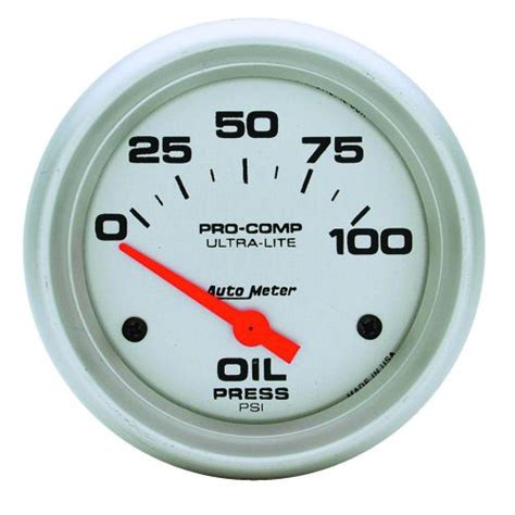 Sell Auto Meter Ultra Lite Electric Oil Pressure Gauge In