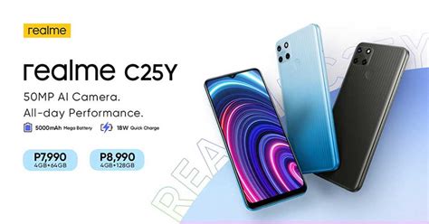Realme C25y With 50mp Camera Priced From P7990 In Ph Revü