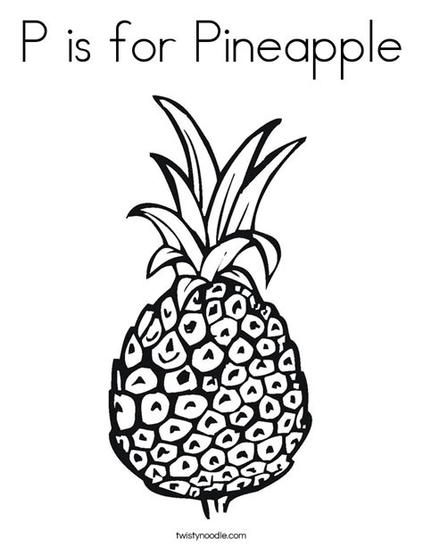 We did not find results for: P is for Pineapple Coloring Page - Twisty Noodle