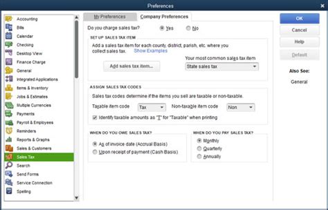 Commercial software is very user friendly. How to Set Preferences in QuickBooks 2019 to Handle Taxes - dummies