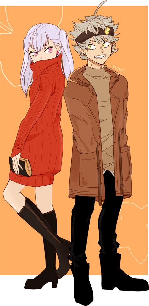 Asta And Noelle Black Clover Blackclover Animegirl Anime Manga