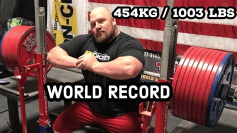 Bench press world records are the international records in bench press across the years, regardless of weight class or governing organization, for bench pressing on the back without using a bridge technique. Bench Press World Record (454kg / 1003lbs) set by Blaine ...