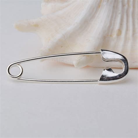Solid 925 Sterling Silver Kilt Pin Shawl And Scarf Pin Safety Broochs