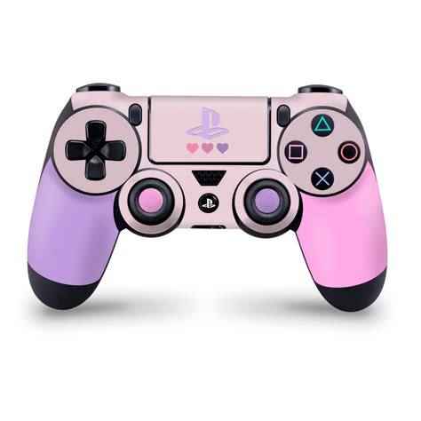 Pastel Pink And Purple Hearts Ps4 Controller Skin Ps4 Controller Skin