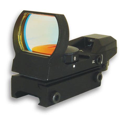 Ncstar Red Dot Reflex Sight With 4 Different Reticles 181786 Red Dot