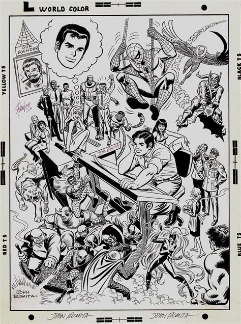 Comic Art For Sale From Romitaman Original Art Marvel Mania John