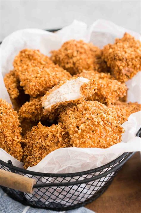 Homemade Chicken Nuggets Baked And Healthy Delicious Meets Healthy