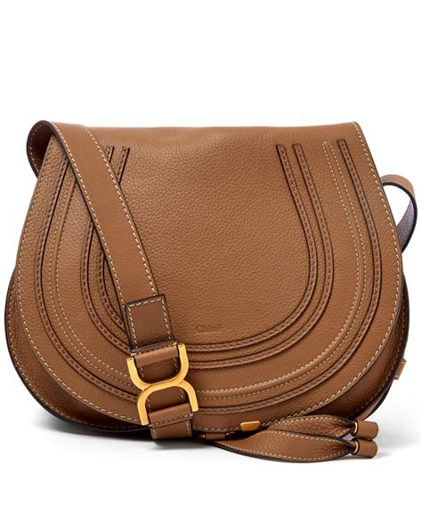 Chloe Marcie Handbag Brown