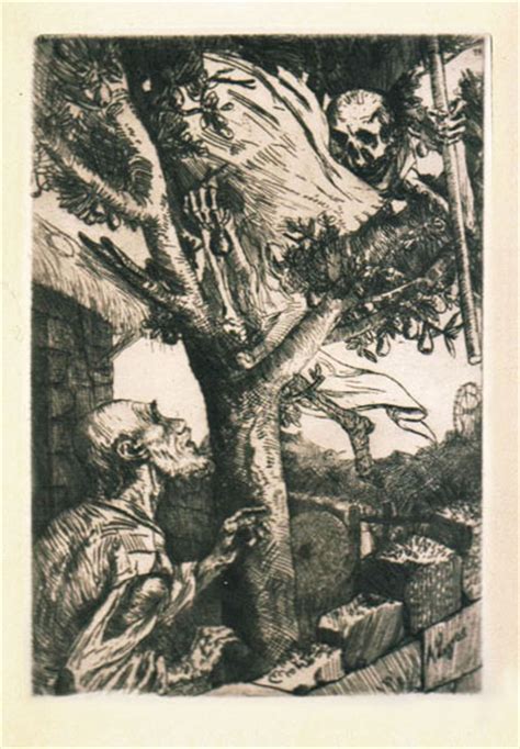 « La Mort et le Bûcheron » illustrée