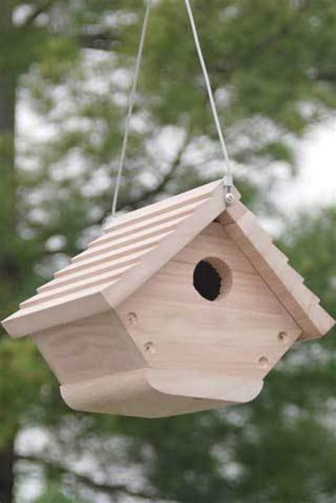 Classic Hanging Wren House🚛 Wren House Bird House Plans Bird House