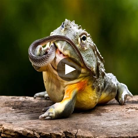 "Underdog Triumph: Tiny Frog's Surprising Victory Renders Mighty Snake