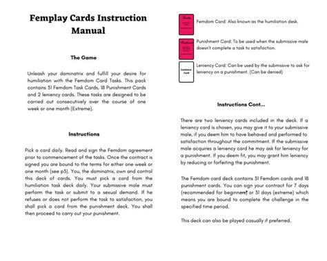 the submissive male humiliation sex bundle includes femdom cards humiliation tasks small penis