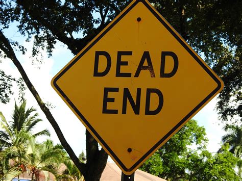 Bloody Dead End Sign