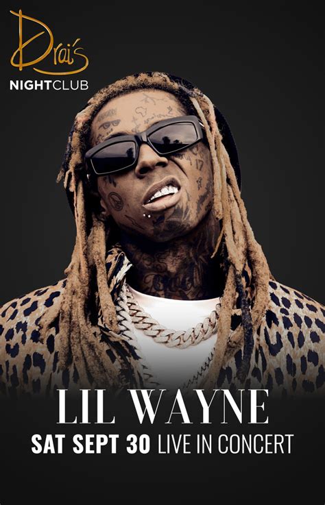 Lil Wayne At Drais Nightclub Saturday Sep 30 2023 Discotech