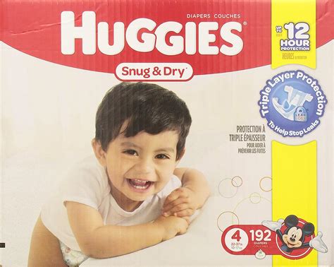 Huggies Snug And Dry Diapers Economy Plus Pack Step 4 192