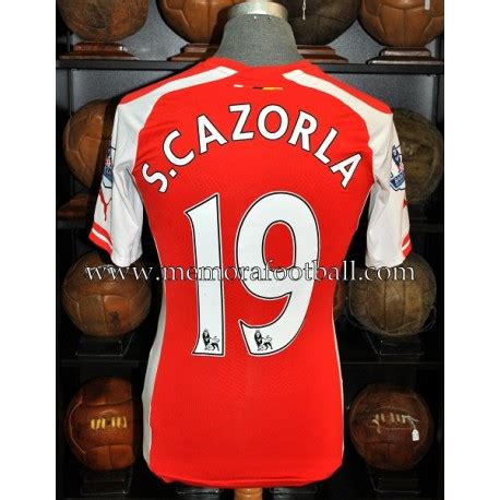 This a new department added to the. "Santi Cazorla" #19 Arsenal FC 2024-15 home match worn shirt