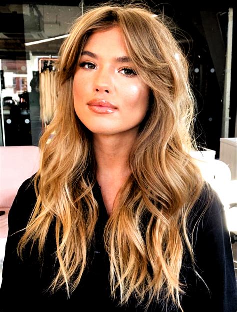 Stylish And Chic Long Hair With Choppy Layers And Side Bangs For