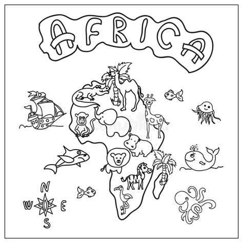 Africa Coloring Pages Africa Coloring Pages Free Viette Site