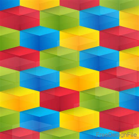 Colorful 3d Shape Abstract Background 02 Free Download