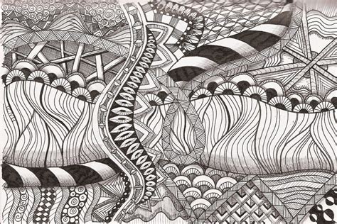 Original zentangle® pattern from jane dickinson, czt. Free Printable Zentangle Coloring Pages for Adults
