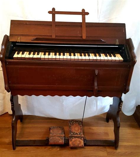 Antique 1878 Mason And Hamlin Reed Bellows Pump Organ Style 110 No171279