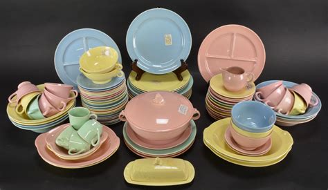 Sold Price Lu Ray Pastels Dinnerware China By Taylor Smith And Taylor