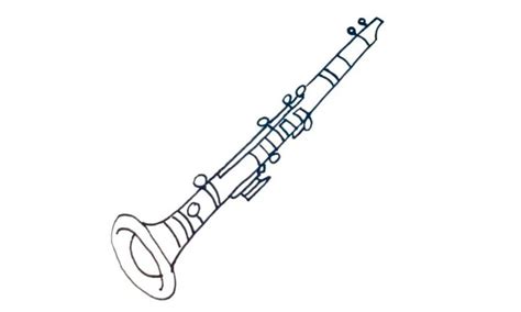 How To Draw A Clarinet My How To Draw