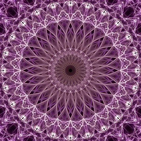 Pink And Lilac Mandala Mandala Lilac Pink