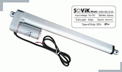 Sovik 12 Inch 300mm Stroke Linear Actuator 12v Dc Quiet Electric Multi