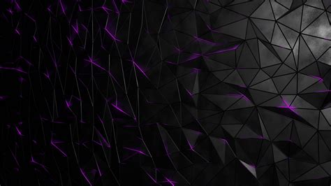 Black Purple Triangles Hd Abstract Wallpapers Hd Wallpapers Id 63511