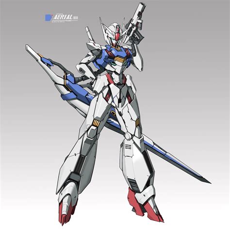 Gundam Aerial Gundam And 1 More Drawn By Ctpt9r Danbooru